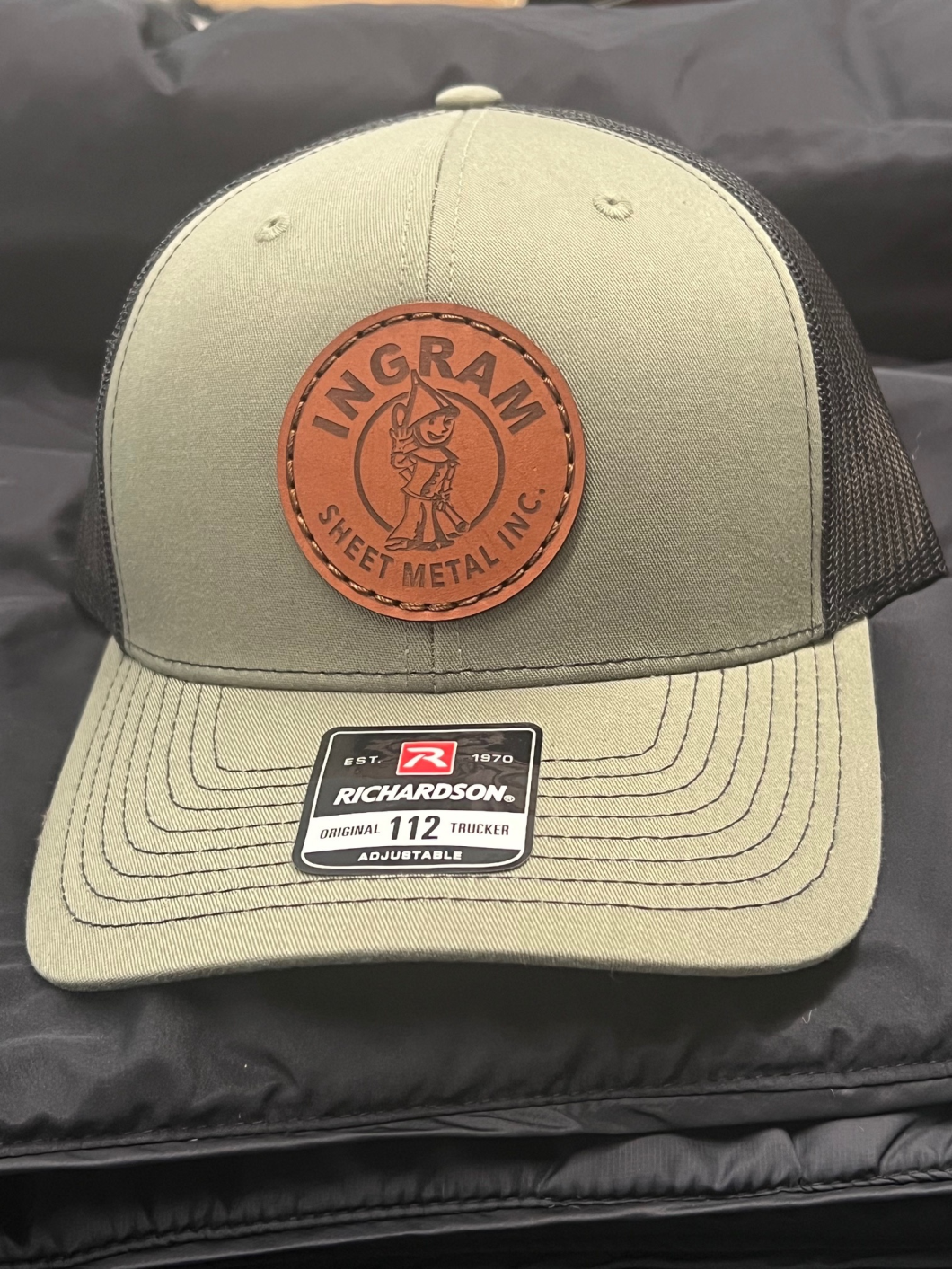 Ingram Sheet Metal — Leather Patch Cap